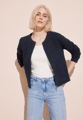 Cardigan mit Reißverschluss | summer structure jacket