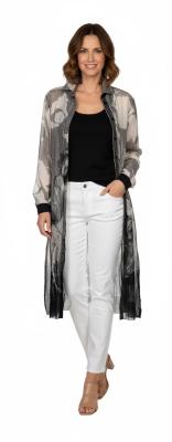 KÜNSTLERISCHE LEICHTIGKEIT: Beate Heymann Longshirt mit Statement-Print