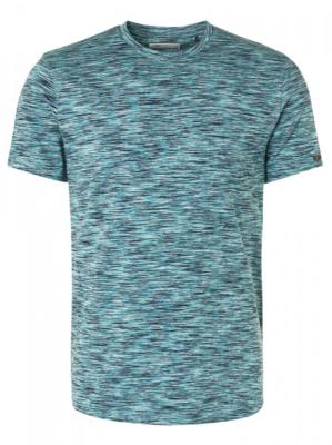 T-Shirt Crewneck Multi Coloured Yarn Dyed Melange