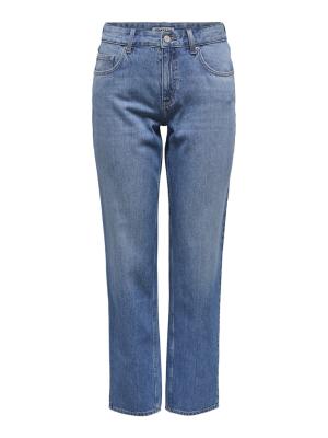 Straight Fit Jeans | ONLLUMI MW MOM STRAIGHT DNM PIM920