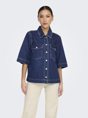 Jeansbluse | ONLBELLE S/S SHIRT DNM GUA NOOS