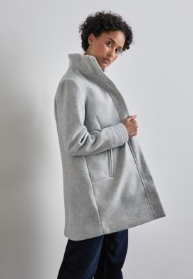 Mantel mit Strickdetails | LTD QR coat w. knit details