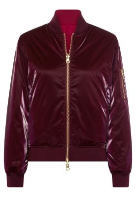 Wendejacke - schimmerndem Outdoor-Satin und lässige Bomberjacken-Optik