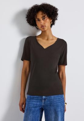 QR shirt w.heart neckline shap
