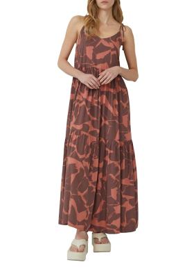 Langes Viskosekleid