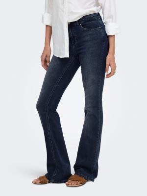 Flared Fit Jeans | ONLBLUSH MID FLARED DNM REA409 NOOS