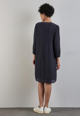 Plissee-Kleid im Tunika-Look | solid Plissee Tunic_moderate