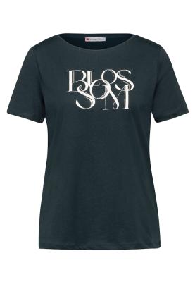 T-Shirt mit Print | BLOSSOM partprint shirt