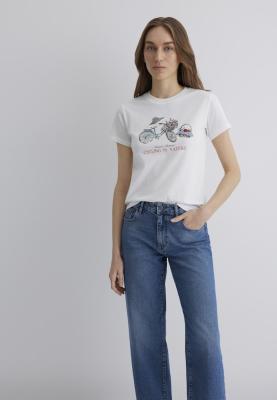 BICYCLE PRINTED TSHIRT