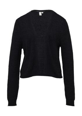 Strickjacke aus Bändchengarn