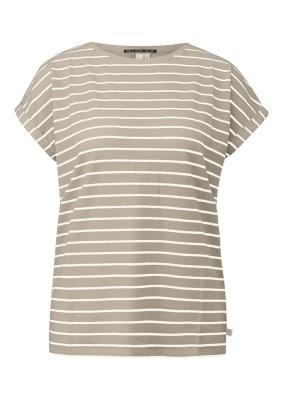 Locker geschnittenes T-Shirt aus Modalmix