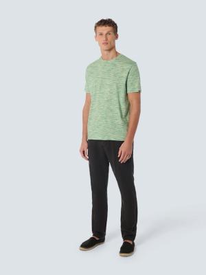 T-Shirt Crewneck | Multi Coloured Melange Stripes