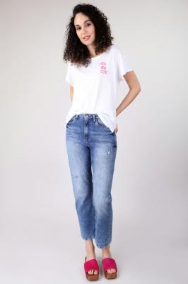 gerade, verkürzte Damen Jeans | Katy modern straight - vintage den