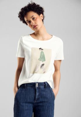 lässiges Sommershirt | lady partprint shirt