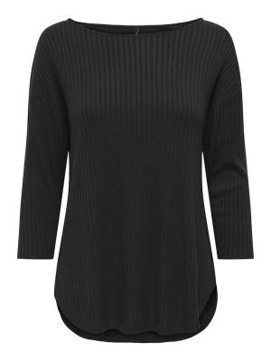 Pullover mit U-Boot Ausschnitt | ONLAURA 3/4 BOATNECK TOP CC JRS