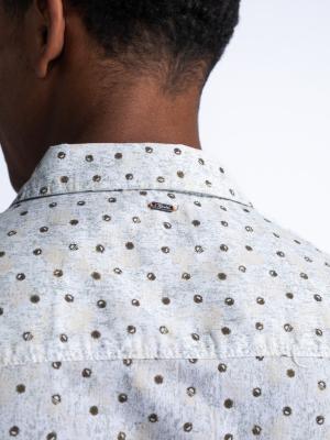 Stylisches Hemd mit Allover-Muster "Cocoa Beach" | Men Shirt Short Sleeve AOP