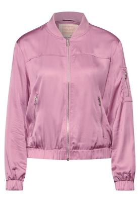 Satin-Bomberjacke in Rosa | Satin Blouson Jkt