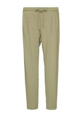 Jogpants aus Interlock-Crêpe