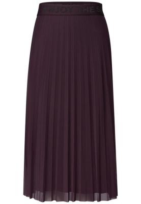 Mesh Plisse skirt_solid