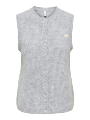 ONLVIGGA SL O-NECK BADGE BUTTON VES