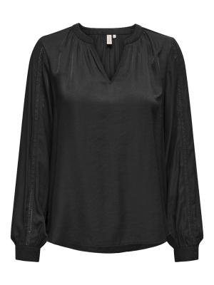 Stylishes Basic-Top mit V-Ausschnitt | ONLPAM MELVA LS DETAIL TOP BF WVN