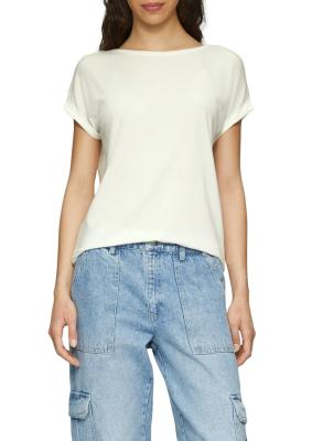 Loose Fit-Shirt im Lyocellmix