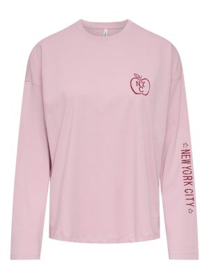 ONLCELESTINE L/S PRINT TOP BOX JRS