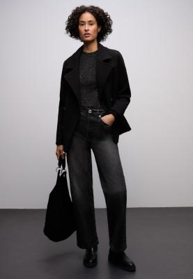 shiny turtle neck top