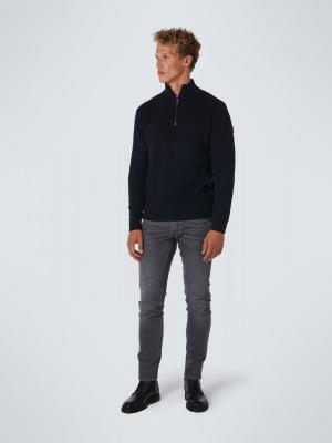 Pullover Half Zipper 2 Coloured Melange Responsible Choice