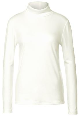 Damenshirt Langarm | roll neck basic shirt