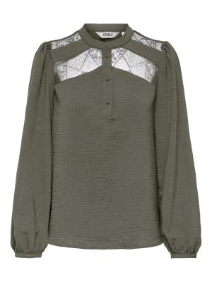 ONLYOHANNA LIFE FR L/S LACE TOP WVN