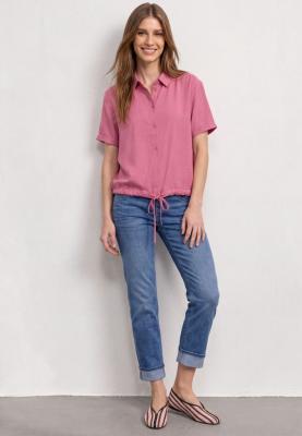 Buttoned shirtcollar blouse w