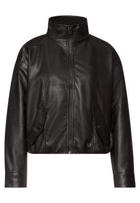 PU Jkt w. Stand Up Collar