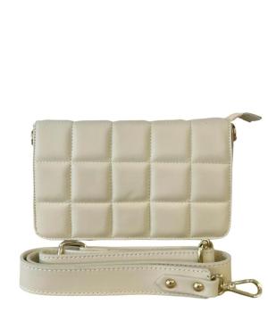 STILVOLLER ALLROUNDER: Gesteppte Echtleder-Tasche – Made in Italy