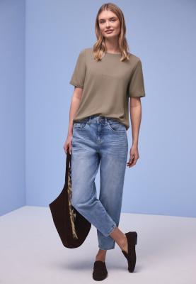 soft partprint shirt w.shiny d