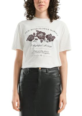 lässiges Printshirt aus weichem Jersey-Baumwollstoff