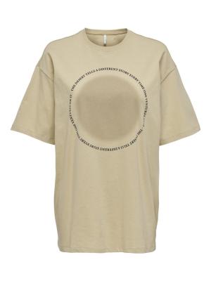 T-Shirt Rundhals | ONLLUNA S/S PRINT TOP BOX JRS