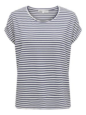ONLMOSTER STRIPE S/S O-NECK TOP JRS
