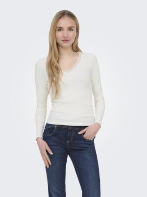ONLSARA SHARAI L/S V-NECK TOP JRS N