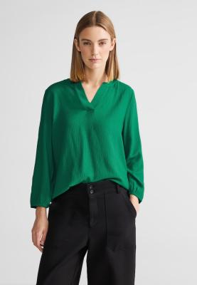 Tunikabluse | Crinkled tunic blouse w gather