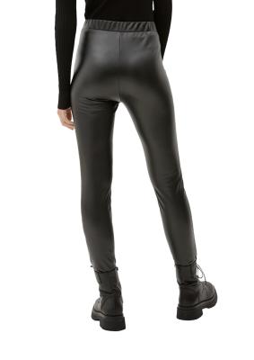 Leggings in Leder-Optik