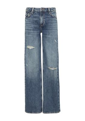 Die Catie Jeans mit Wide Leg und Used Look