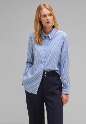 Hemdbluse | in Seersucker-StreifenEOS_Striped seersucker blouse
