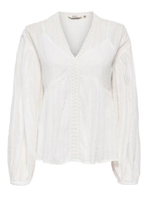 ONLDUSI L/S DETAIL TOP WVN CS