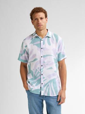 Men Shirt Short Sleeve AOP