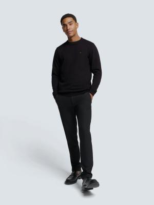 Timeless Basics Two-Tone Sweater | Pullover Crewneck 2 Coloured Melange