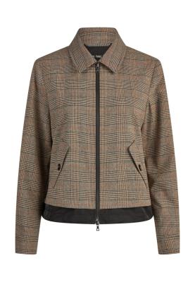 Jacke im Lagenlook mit Umlegekragen