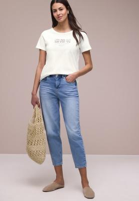 LTD QR basic pearl print shirt