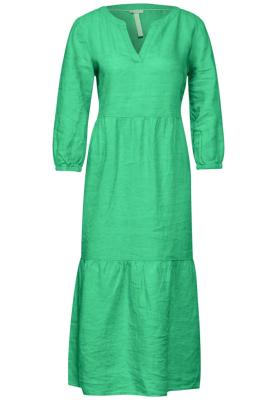 Tunika Kleid | LS_solid Linen Midi Ethno Dres