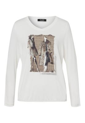 Lässige Eleganz: Das TUZZI Longsleeve mit Style-Print